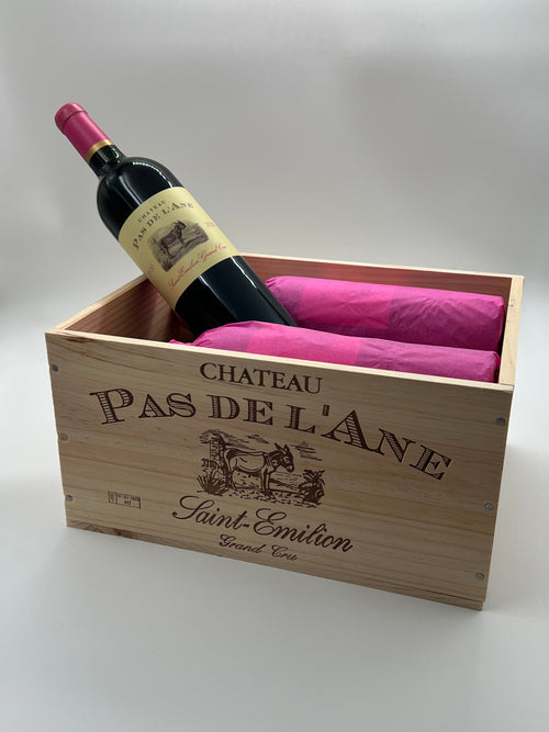 Château Pas de l'Âne - Caisse Bois 6 bouteilles