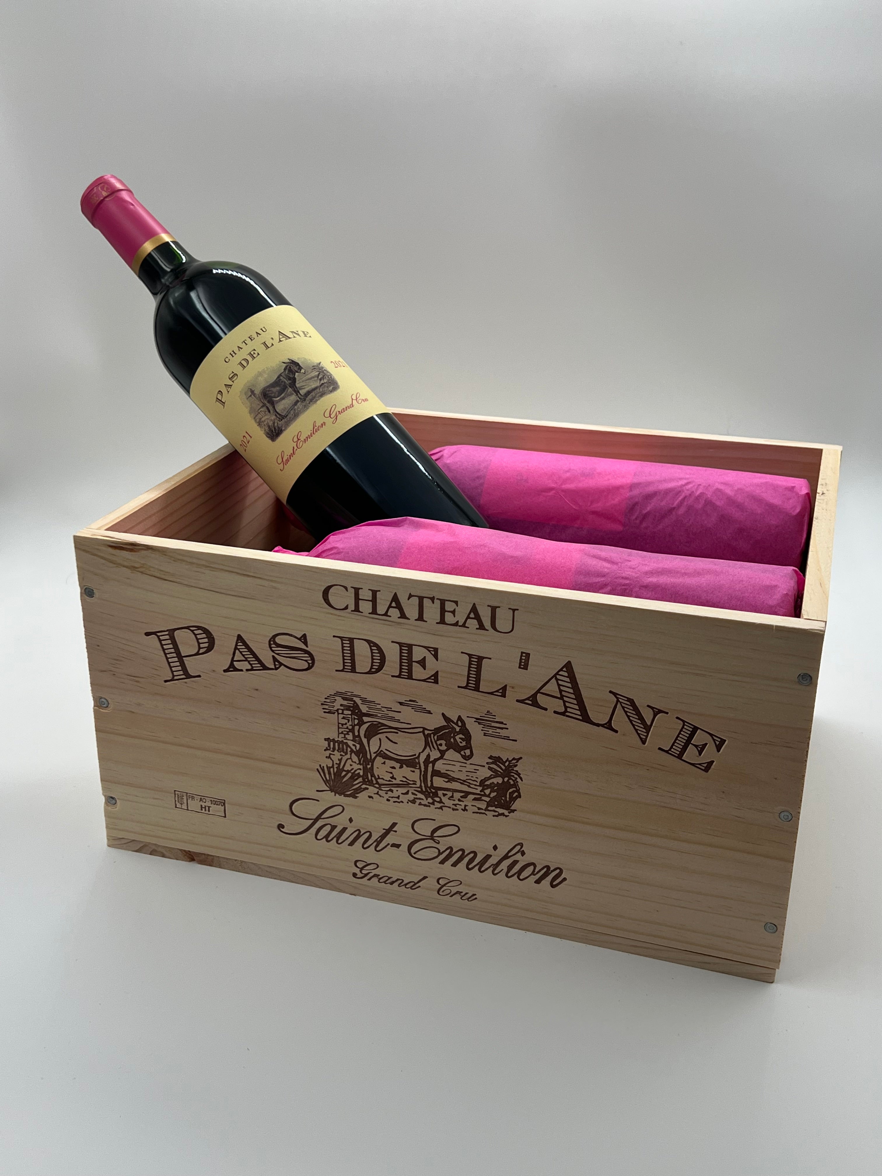 Château Pas de l'Âne - Caisse Bois 6 bouteilles